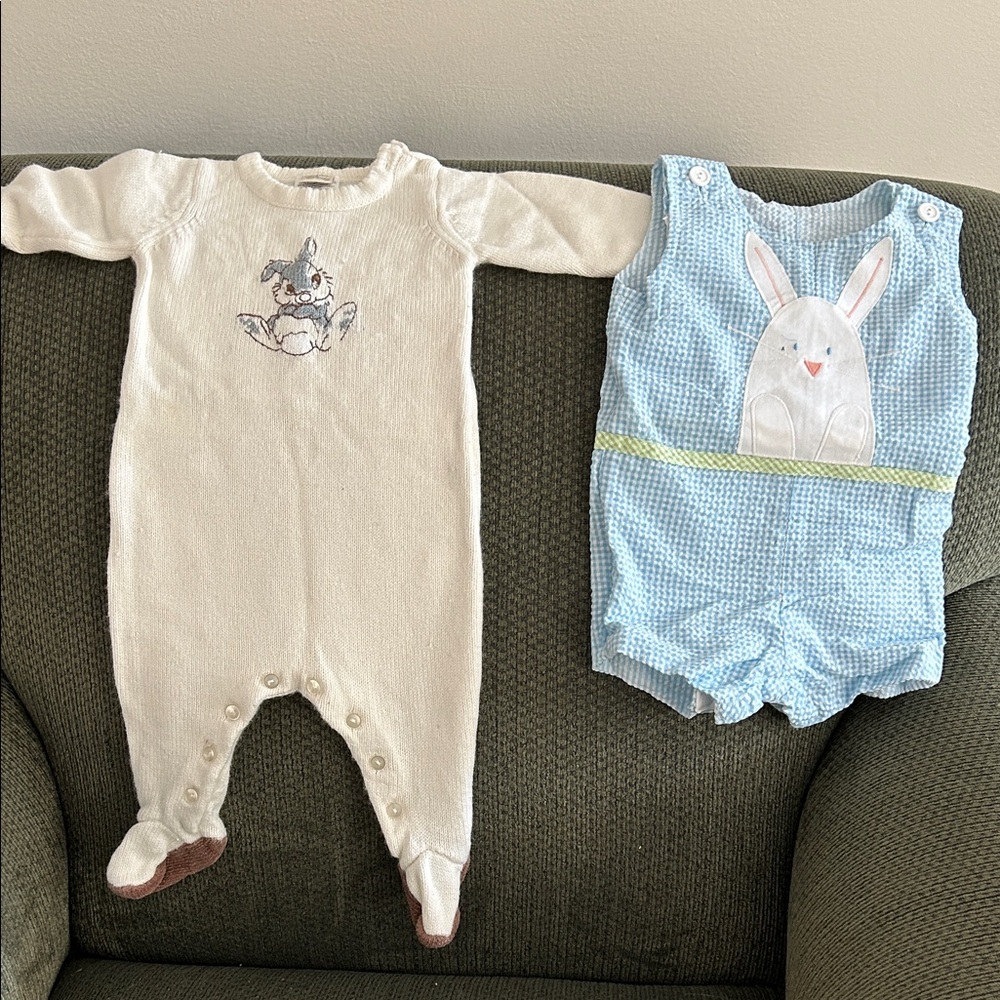 3 Month Size Baby Outfits with Rabbit Design